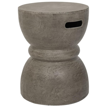 Safavieh Haruki Concrete Accent Table- Dark Grey - 17.7 x 13.7 x 13.7 in. VNN1006A